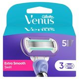 Gillette Venus Extra Smooth Kadın Bıçakları, 3 Yedek Bıçak