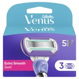 Gillette Venus Extra Smooth Swirl Kadın Tıraş Bıçakları + 3 Yedek Kartuş