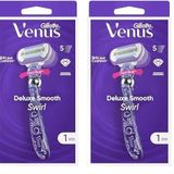 Gillette Venus Extra Smooth Swirl Tıraş Makinesi + Yedek Başlık 2li paket