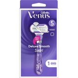 Gillette Venus Extra Smooth Swirl Tıraş Makinesi + Yedek Başlık 4 Adet
