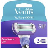 Gillette Venus Extra Smooth Swirl Women's Razors + 3 Replacement Cartridges