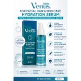Gillette Venus For Facial Hair & Skin Care Hydration Serum 45 ml Yüz Nemlendirici Bakım Serumu Dermaplaning Sonrası Bakım