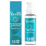 Gillette Venus Hyaluronik Asit Dokunuşlu Yüz Hidrasyon Serumu, 1.5 Oz Şişe, Dermaplaning Sonrası Aracı Kullanın, Dermaplaning Nemlendirici, Dermaplane Yağı, Dermaplane Nemlendirici, Kaş Öncesi Jilet