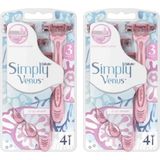 Gillette Venus Kadın Venüs Simply 3 Bıçak 4'Lü X 2 Adet
