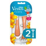 Gillette Venus Riviera Kullan At Kadın Traş Bıçağı 2 Yedekli - 3 Bıçaklı 3'Li Ekonomik Paket