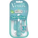 Gillette Venus Sensitive 3 Bıçaklı 3'lü Tıraş Bıçağı