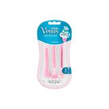 Gillette Venus Sensitive Pembe Tıraş Bıçağı 3'Lü