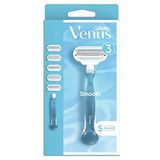 Gillette Venus Smooth Kadın Tıraş Makinesi + 5 Yedek Tıraş Bıçağı