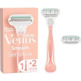 Gillette Venus Smooth Sensitive Tıraş Makinesi 2 Bıçak Kadınlar İçin Hassas Cilt Dostu