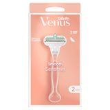 Gillette Venus Smooth Sensitive Tıraş Makinesi Ve 2 Adet Yedek Başlık