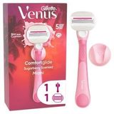 Gillette Venüs Sugarberry Kokulu Miami Kadın 5 Bıçaklı Tıraş Makinesi + Yedek Başlığı