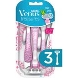 Gillette Venus Tıraş Makinesi Treasure Pembe 3'lü 3 Adet