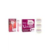 Gillette Venus Venus Sugarberry Kokulu Miami Kadın 5 Bıçaklı Tıraş Makinesi + 3 Adet Yedek Başlık