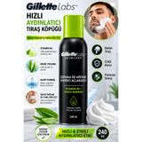 GilletteLabs Skincare Tıraş Köpüğü 240 ml Vitamin B3 ve Deniz Yosunu Hassas Ciltler İçin