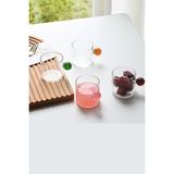 Gilli Store Renkli Boncuk Kulplu Kahve Bardağı Espresso Bardağı Kahve Yanı Bardağı 6'lı Set 100 ml - Renkli 6'lı Set