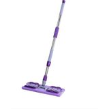 Gilli Store Sihirli Mop Mikrofiber Bezli Mandallı Mop Mor Mop (1 Adet Yedek Bez )