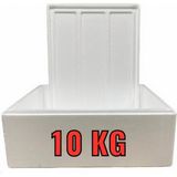 Gimat Ambalaj Strafor Köpük Kutu 10 Lt - Beyaz
