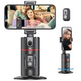 Gimbal Otomatik İzleme Cihazı, 360 Derece Manevralı, Otomatik Takipli Gimbal Kamera, Uzaktan Kumandalı, Telefon Tutucu ve Sabitleyici, Uzaktan Selfie Çekimi, Ev Ofis İş Yeri İçin Gimbal Stabilizer