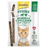 GimCat 20 gr Sticks Kuzu Etli Tavuklu Tahılsız Ödül Çubukları