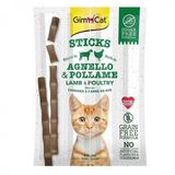 GimCat 20 gr Sticks Kuzu Etli ve Pirinçli Kedi Ödül Çubukları