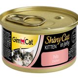 GimCat 24x70 gr Shinycat Tavuklu Konserve Yavru Kedi Maması
