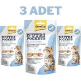 GimCat 3x60 gr Nutripockets Mix Yavru Kedi Ödülü
