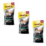 GimCat 3x60 gr Nutripockets Peynir Dental Kedi Ödülü