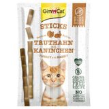 GimCat 4x5 gr Hindi ve Tavşan Etli Tahılsız Kedi Ödül Çubukları