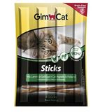 GimCat 4x5 gr Sticks Kuzu Etli Tavuklu Tahılsız Kedi Ödül Çubukları