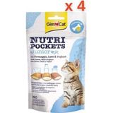 GimCat 4x60 gr Nutripockets Junior Mix Kedi Ödülü