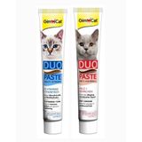 GimCat 50 gr Multivitamin Duo Paste Tuna+ Duo Paste Anti Hairball Chicken Malt Macun