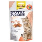 GimCat 60 gr Nutri Pockets Somon ve Omega 36 Kedi Ödülü