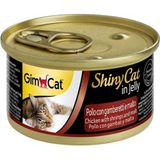 GimCat 70 gr 6 Adet Shinycat Tavuklu Kedi Konservesi