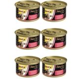 GimCat 70 gr 6 Adet Shinycat Tavuklu ve Yengeçli Kedi Konservesi