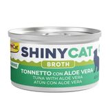GimCat 70 gr Shinycat Broth Aloe Veralı Ton Balığı Kedi Maması