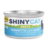 GimCat 70 gr Shinycat Broth Ançüezli Ton Balığı Kedi Maması