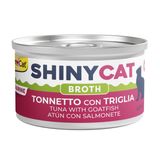 GimCat 70 gr Shinycat Broth Barbun Balıklı Ton Balığı Kedi Maması