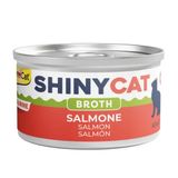 GimCat 70 gr Shinycat Broth Somon Ton Balığı Kedi Maması