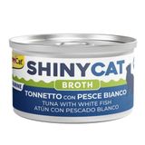 GimCat 70 gr Shinycat Sos İçinde Beyaz Balıklı Ton Balık Kedi Konserve Maması