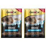 GimCat 8 Adet 20 gr Tahılsız Somon ve Atlantik Morina Balıklı Kedi Ödül Çubukları