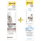 Gimcat Anti-Hairball Malt 100 gr ve Kalsiyum Yavru Kedi Vitamin Macunu 50 gr Karışık Tatlı