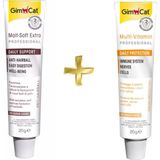 GimCat Anti-Hairball Malt Paste 20 gr + Multivitamin 20 gr Paste Kedi Vitamin