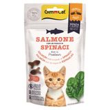 GimCat Crunchy Snacks Somonlu Ispanaklı Tahılsız 50 gr Kedi Ödülü