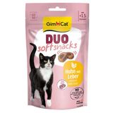 GimCat Duo Soft Snacks Chicken with Liver 50 gr Kedi Ödülü
