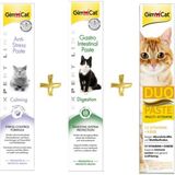 Gimcat grimcat Anti-Stress Paste 50gr + grastro Intestinal Multi-Vitamin Duo Paste Peynirli 50gr Destekleyici 50gr