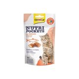 Gimcat Kedi Ödülü Nutripockets Somonlu 60 gr Omega 3 İçeren Yetişkin Kedi Lezzeti