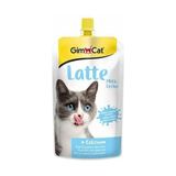 Gimcat Kedi Sütü Latte 200 ml Lezzetli ve Sindirilebilir Kedi Ödülü Yetişkin Kediler İçin