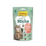 GimCat Mini Sticks Somonlu ve Kinoalı 50 gr Kedi Ödül Maması