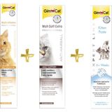 Gimcat Multivitamin Kedi Macunu 100 gr + Anti-Hairball Malt 100 gr + Yavru Kedi Macunu 50 gr ARDA019