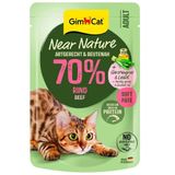 GimCat Near Nature Pouch Sığır Etli 85 gr Kedi Yaş Maması